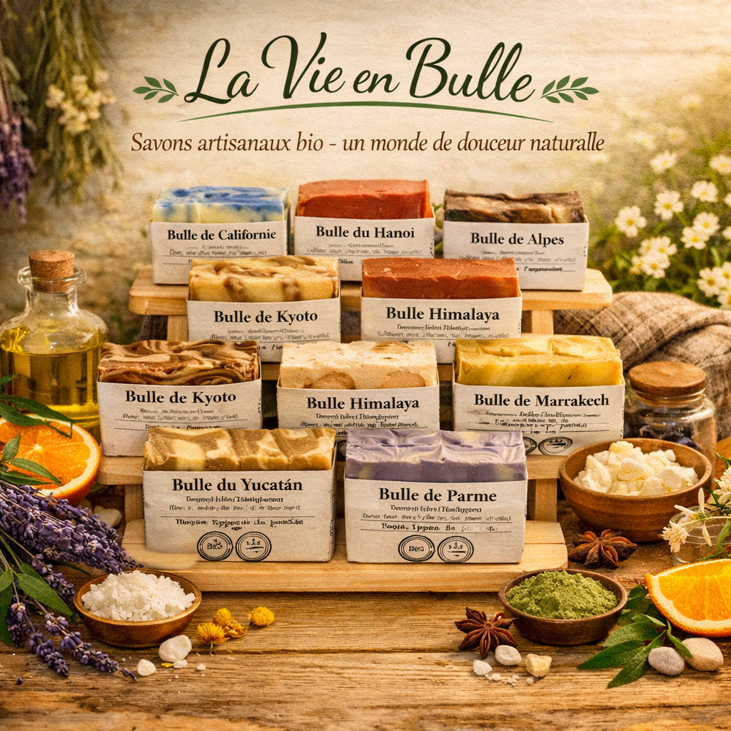 Savons artisanaux La Vie en Bulle